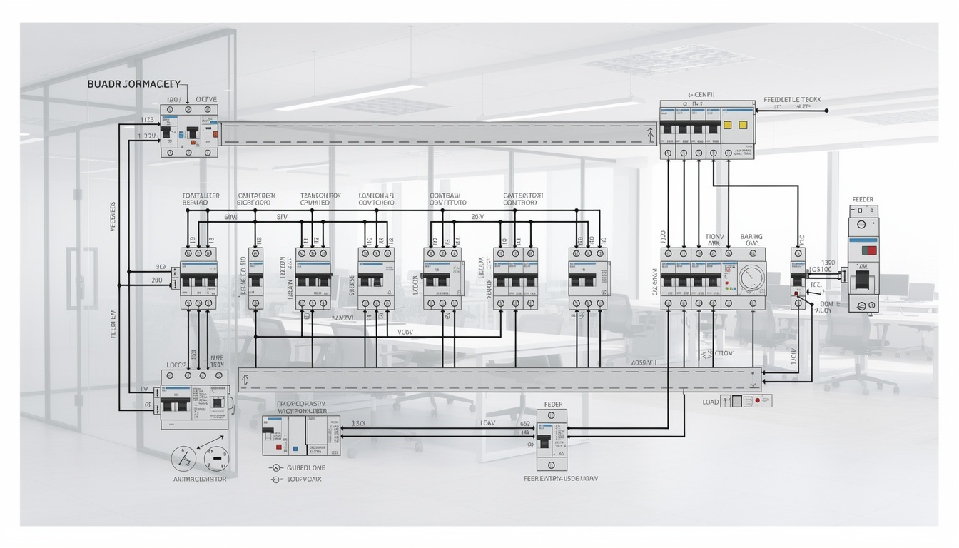 découvrez notre guide complet sur l'électricité tertiaire, comprenant la lecture des schémas unifilaires et les normes de sécurité essentielles pour garantir des installations conformes et sécurisées.