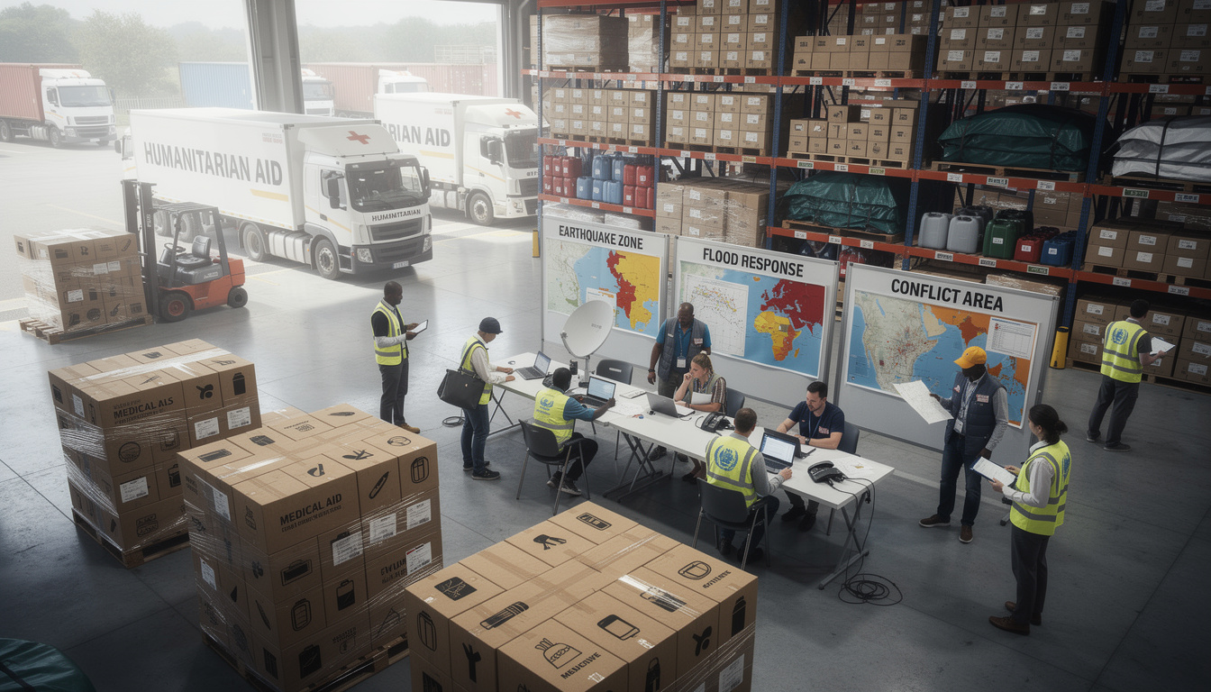 découvrez la modélisation de la supply chain d'urgence pour optimiser la logistique humanitaire en zones sinistrées, afin d'assurer une aide rapide et efficace aux populations en crise.