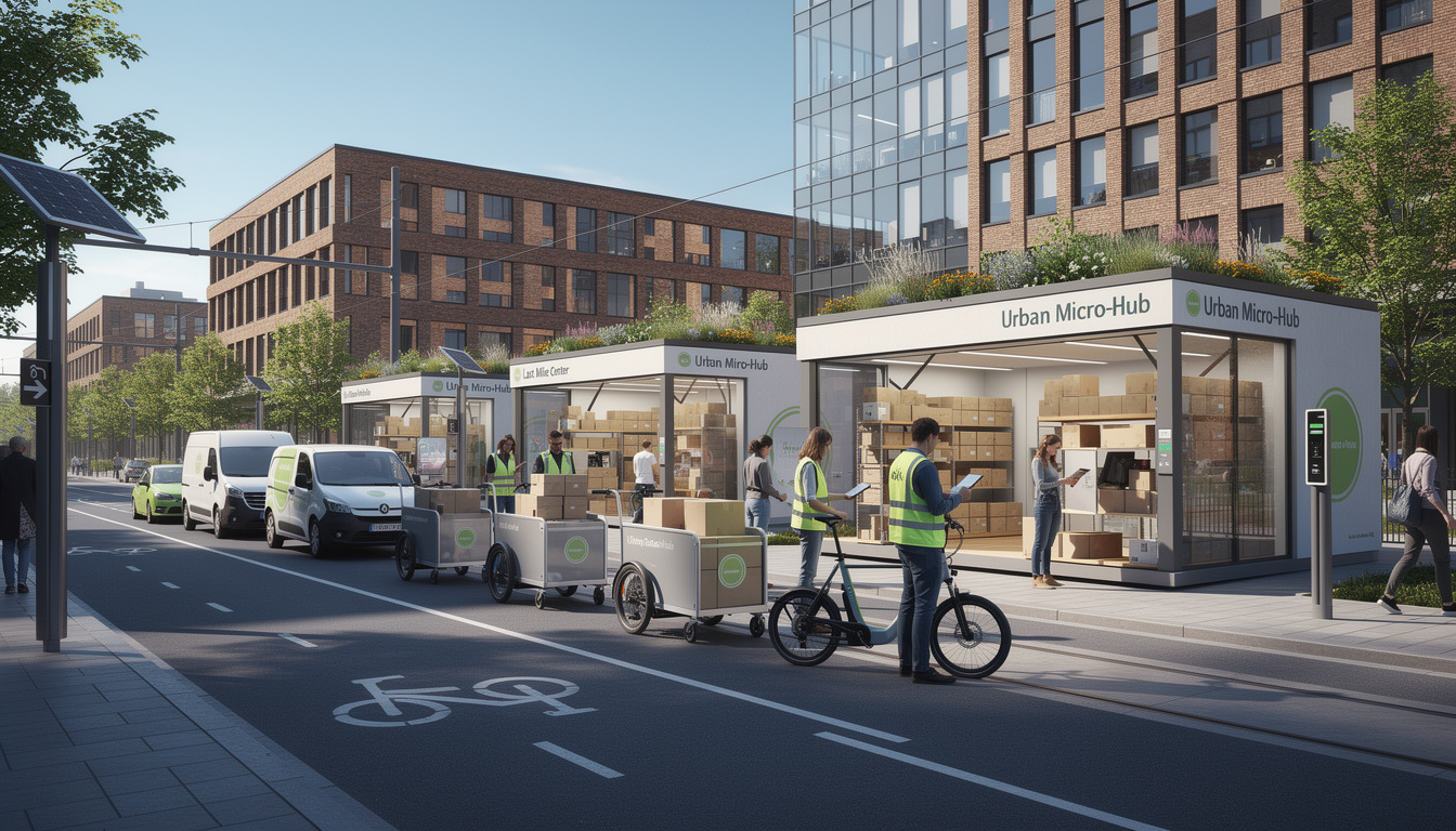 découvrez comment les micro-hubs révolutionnent la logistique urbaine en facilitant la livraison de marchandises et en réduisant la congestion dans les centres-villes.