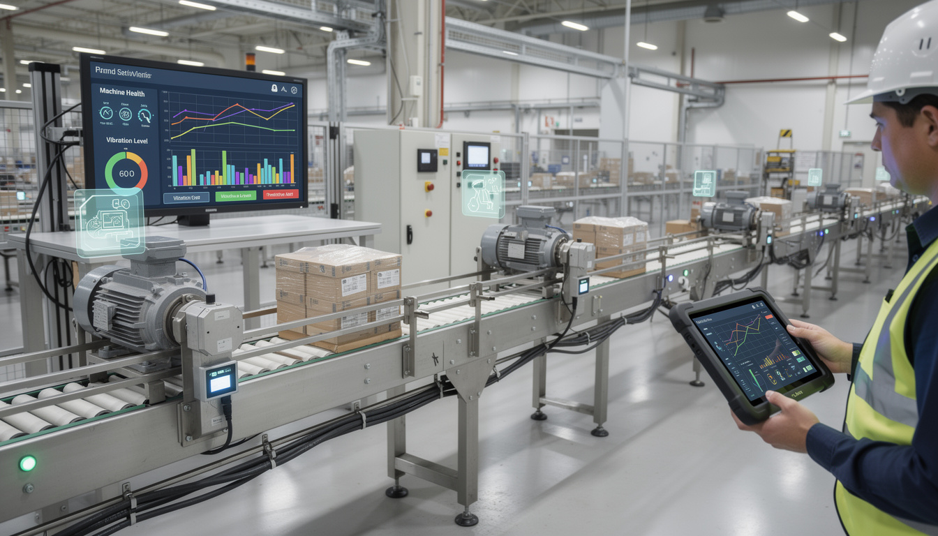 découvrez comment la maintenance prédictive, via l'analyse vibratoire, permet de réduire efficacement les temps d'arrêt des convoyeurs automatisés et d'optimiser la performance industrielle.