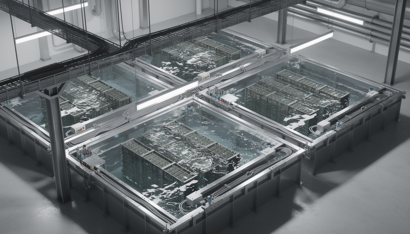 découvrez comment l'optimisation des data centers grâce au refroidissement par immersion liquide permet une meilleure efficacité énergétique et la récupération de la chaleur fatale pour un impact environnemental réduit.