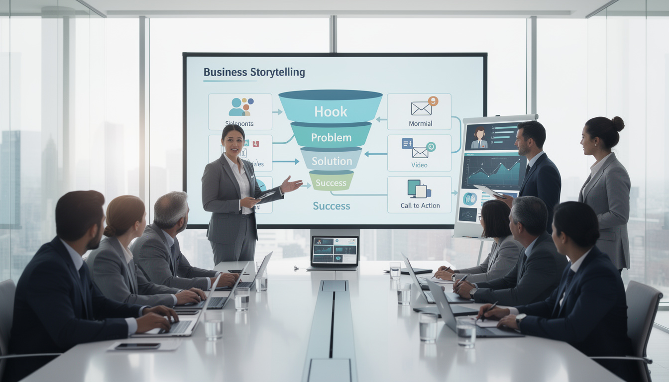 découvrez comment le storytelling de marque utilise une structure narrative efficace pour renforcer la mémorisation des bénéfices techniques de vos produits et capter l'attention de votre audience.