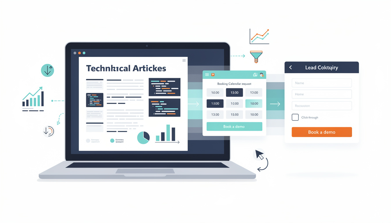 découvrez comment transformer vos articles techniques en véritables outils de génération de démos pour votre stratégie de blogging b2b et booster vos conversions.
